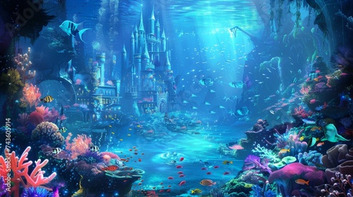 An enchanting underwater sc...