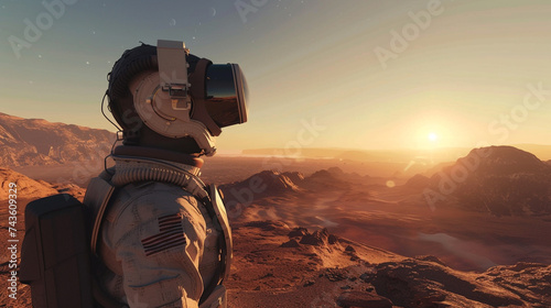 Create a VR experience that simulates life on Mars teaching users about space travel and colonization challenges © WARIT_S