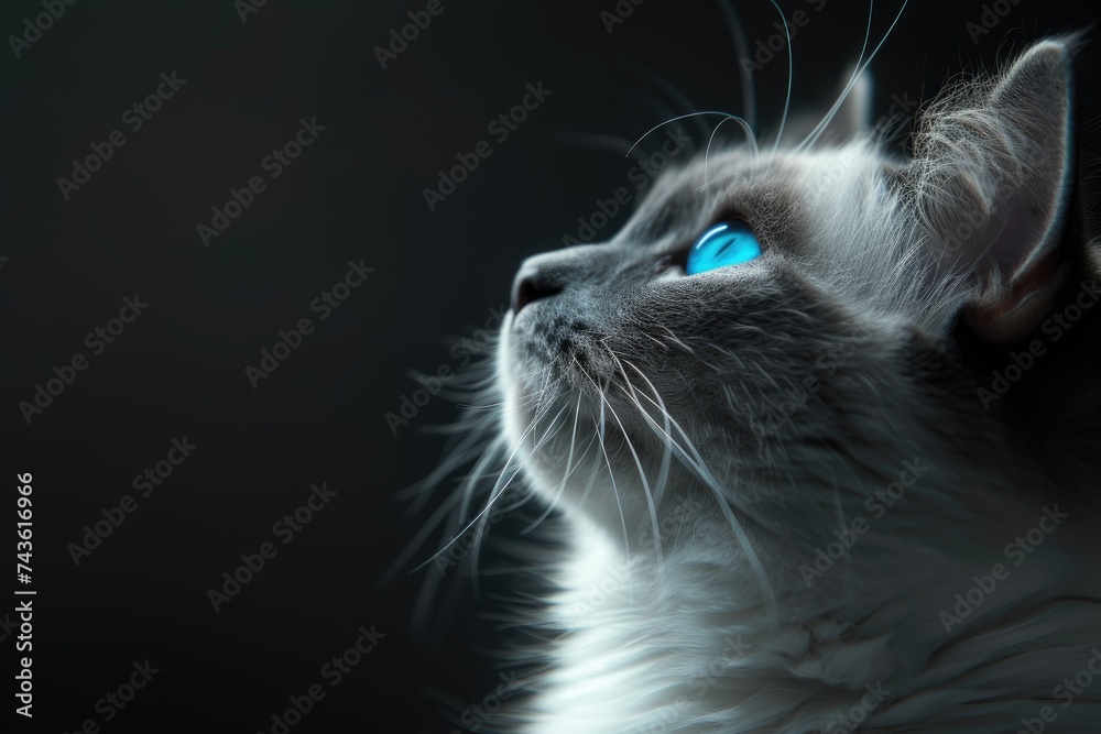 black cat portrait black cat portrait