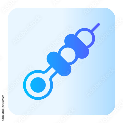 skewer gradient icon