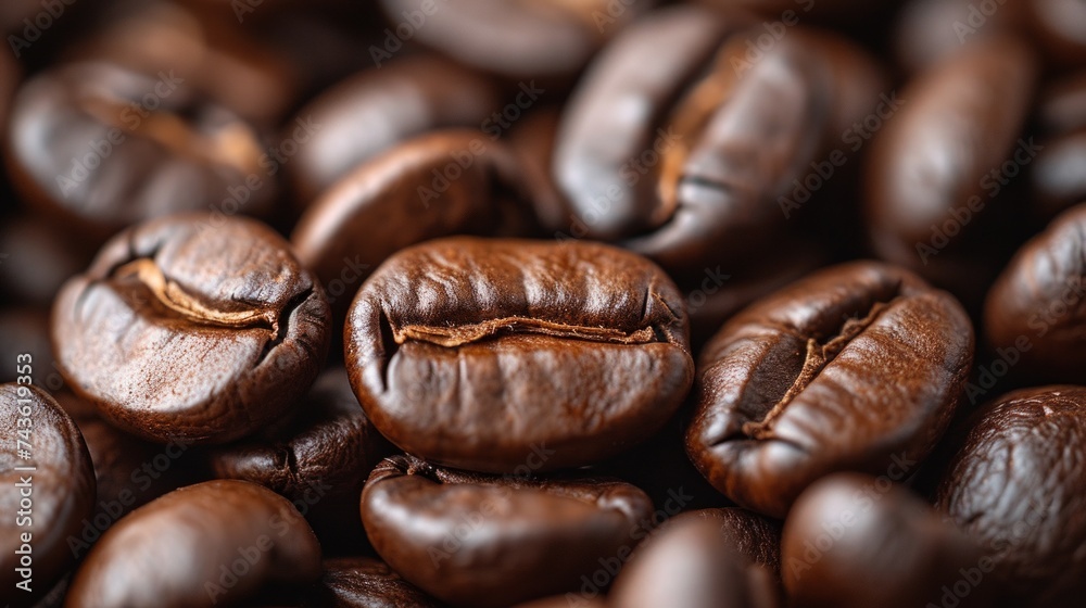 An illustration of coffee beans showing their texture, richness and aroma.Details and natural beauty of the coffee beans to create a captivating and visually appealing image. An illustration of coffee beans showing their texture, richness and aroma.Details and natural beauty of the coffee beans to create a captivating and visually appealing image.