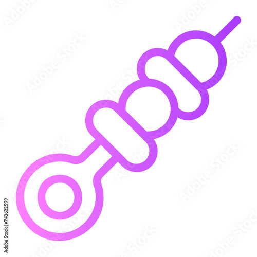 skewer gradient icon