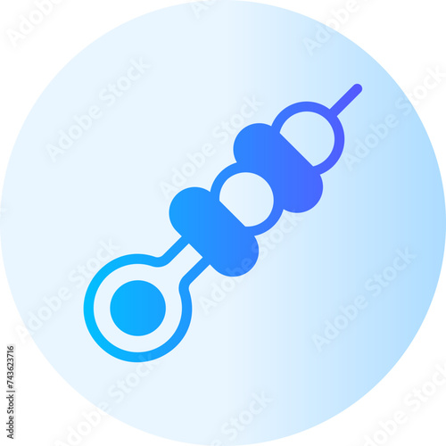 skewer gradient icon