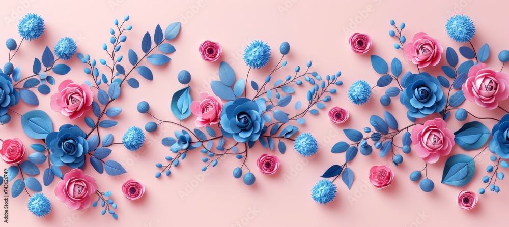 International women s day celebration with beautiful flowers in the background and space for text International women s day celebration with beautiful flowers in the background and space for text