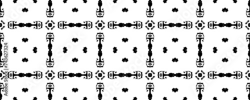 Vector Old Texture. Doodle Paper Texture. Indian Drawn Pattern. Line Paper Print. Black Ink Background. Black Geometric Floor. Ink Design Drawing. Classic Line Design. Cotton Geometry Batik