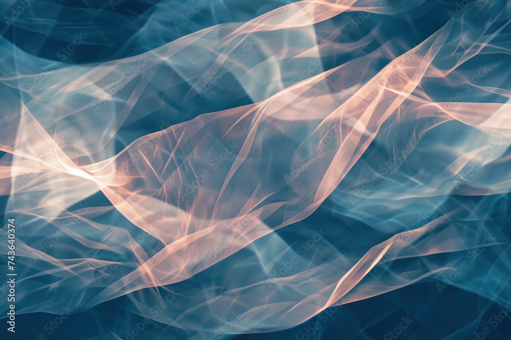 Fototapeta premium Abstract background with reflections and caustics. Futuristic background image. Created with Generative AI technology.
