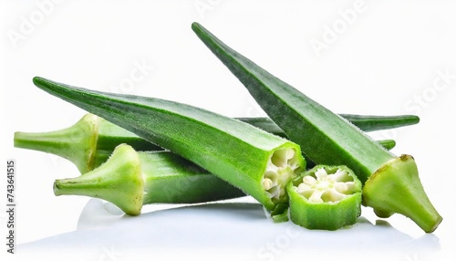 fresh okra or green roselle transparent png photo