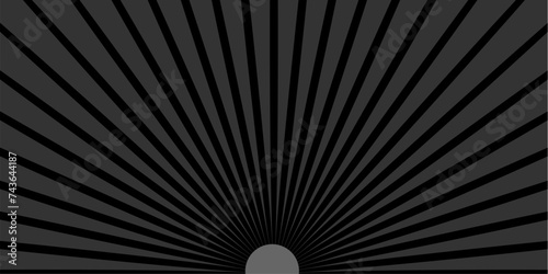 Vektor Hintergrund Strahlen - Sonne Sonnenstrahlen -Monochrom Design