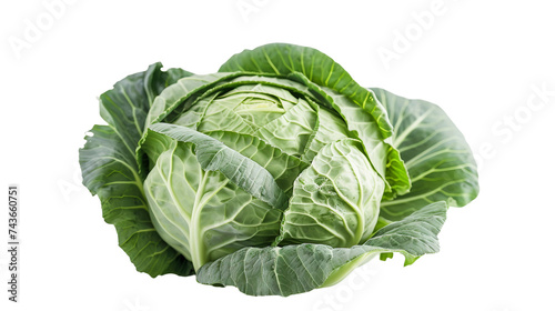 Cabbage Image on Transparent Background