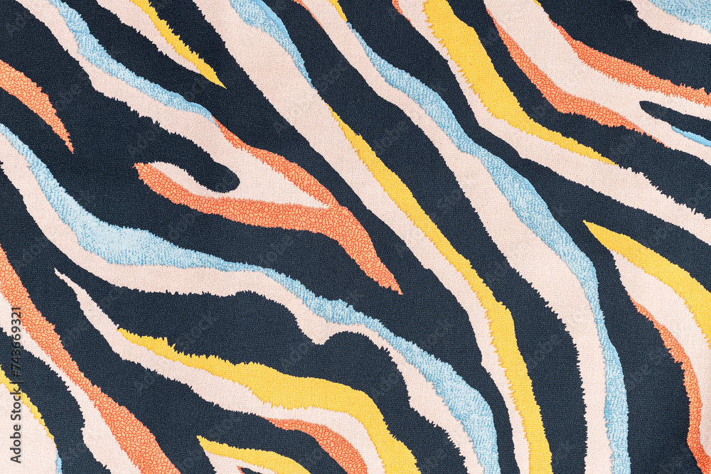 Texture colorful leopard skin pattern wool rug background Texture colorful leopard skin pattern wool rug background
