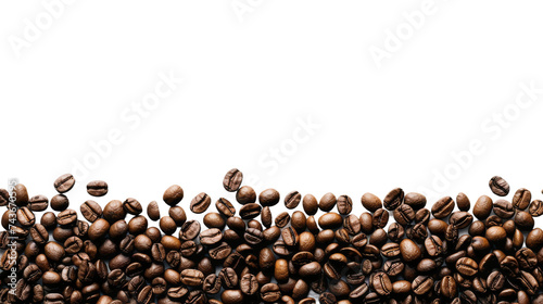 Coffee Beans, on transparent background, PNG format