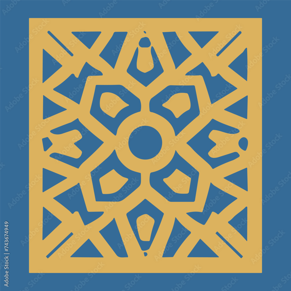 Seamless geometric pattern design for textile Seamless geometric pattern design for textile