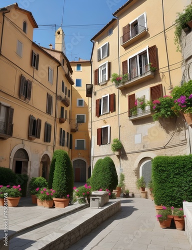 street in the town