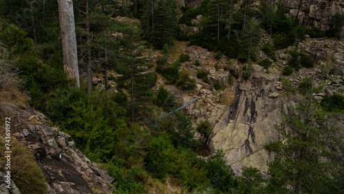 Hike in Bonifatu to the Spasimata footbridge in Corsica