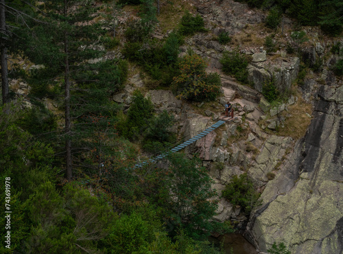 Hike in Bonifatu to the Spasimata footbridge in Corsica photo