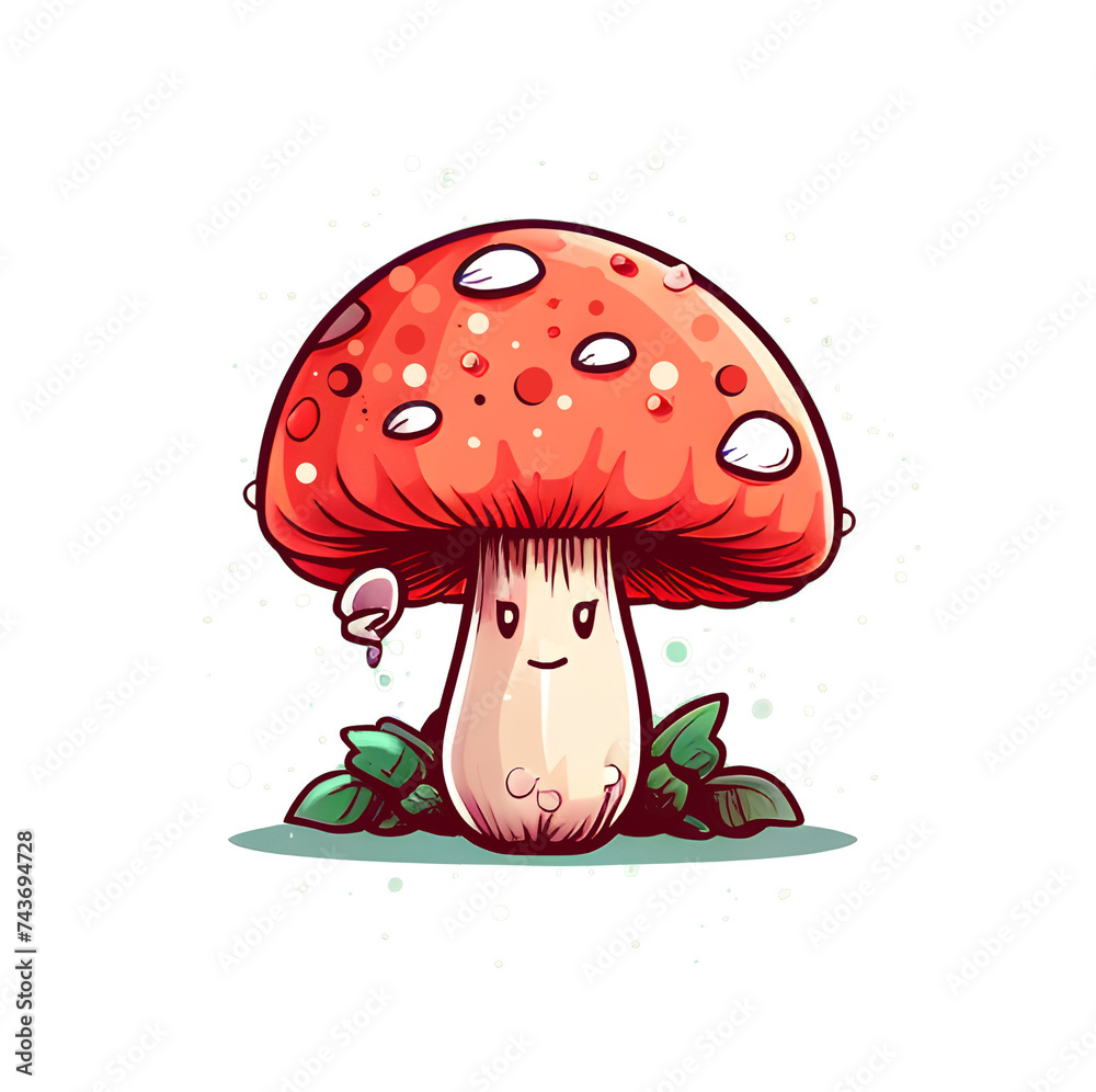 mushroom in the grass mushroom in the grass