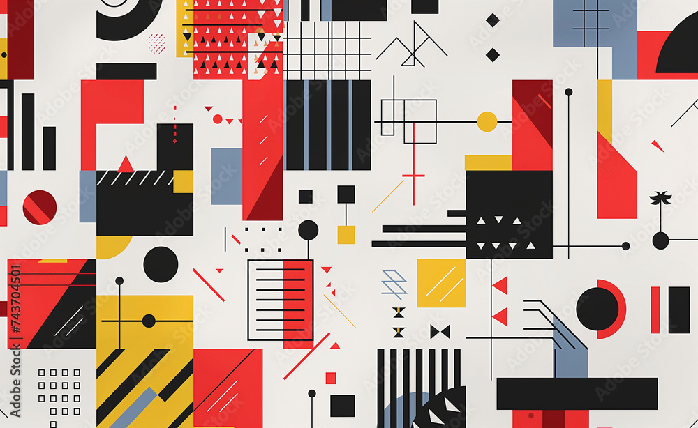 Fototapeta premium Eye-Catching Geometric Patterns