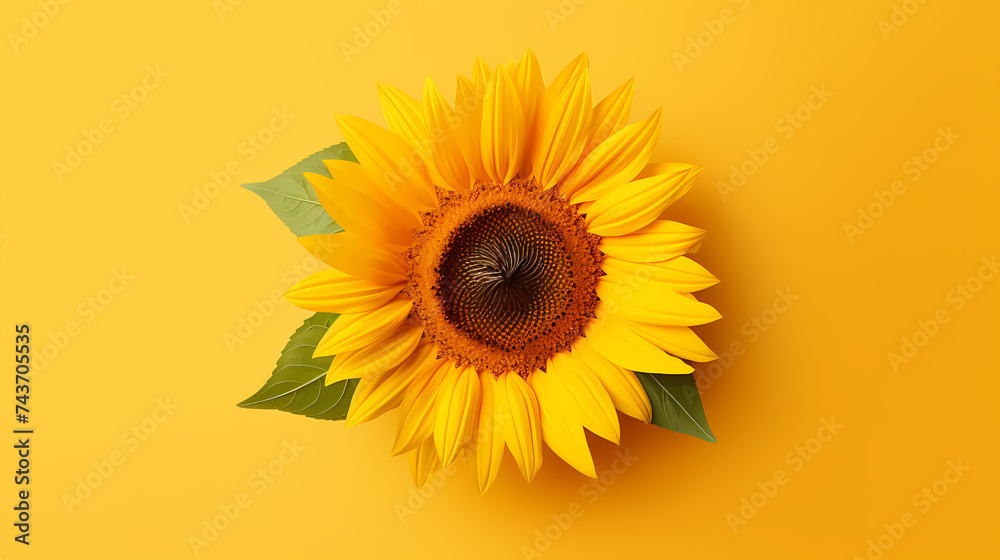 Obraz premium sunflower illustration