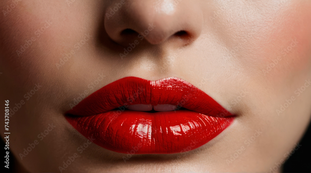 Fototapeta premium Woman with lipstick