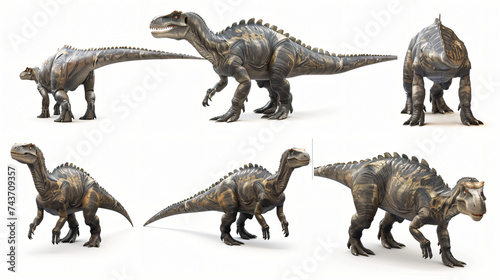 Einiosaurus in Different Angles and Pose
