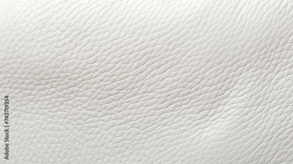 surface of the white leather surface of the white leather