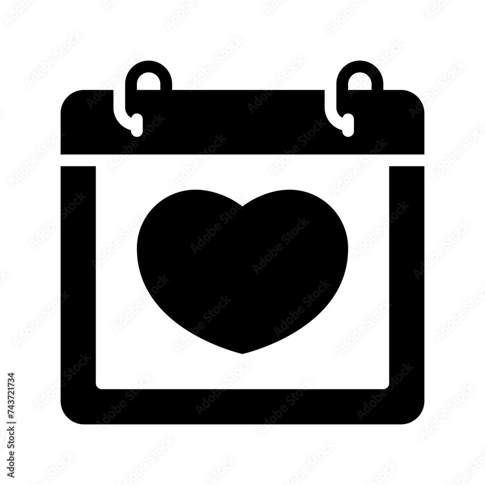 Wedding Calendar icon set style collection in line, solid, flat, flat line style on white background Wedding Calendar icon set style collection in line, solid, flat, flat line style on white background
