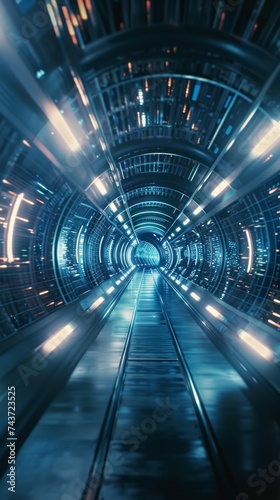 Futuristic tunnel