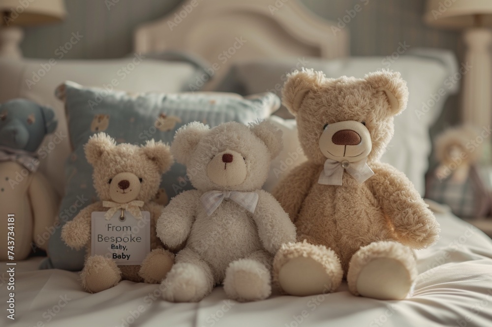 teddy bear on the bed teddy bear on the bed