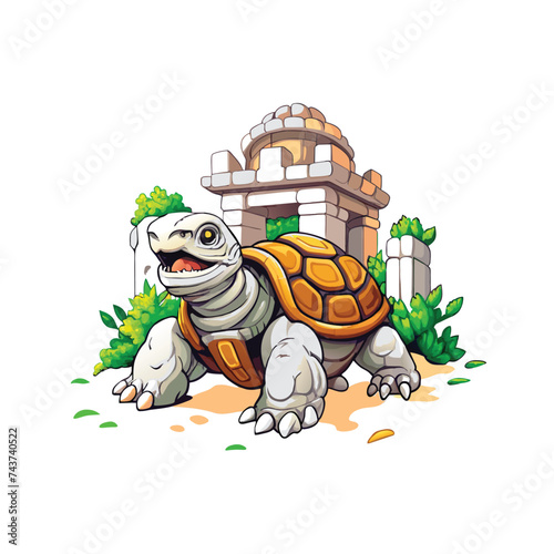 vector guardian turtle  photo