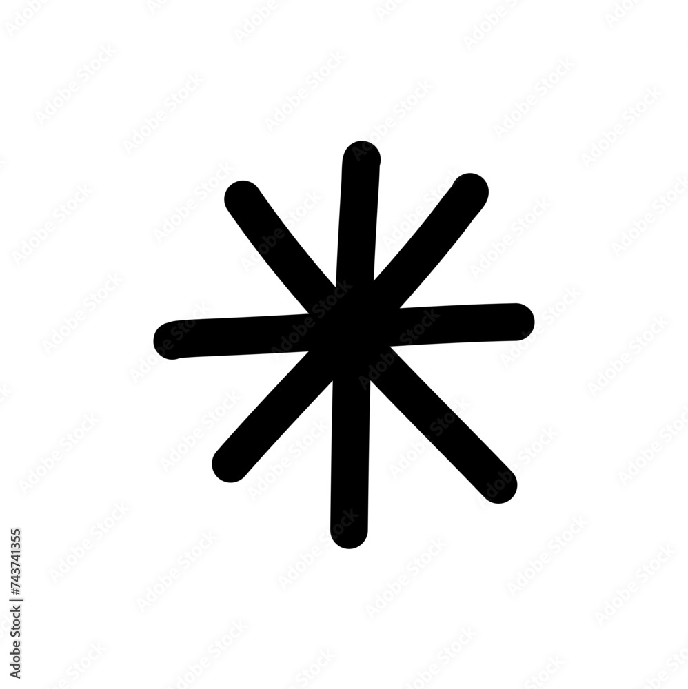 Hand drawn black shape Hand drawn black shape