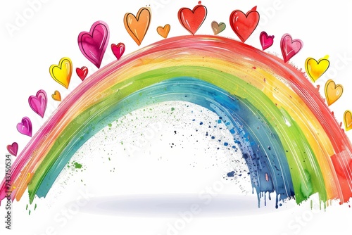 LGBTQ Pride festivity. Rainbow universe colorful validation diversity Flag. Gradient motley colored cyan LGBT rights parade festival forward thinking diverse gender illustration