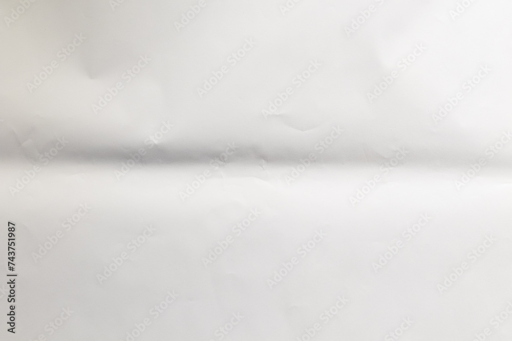 Fototapeta premium White Paper Texture background. Crumpled white paper abstract shape background