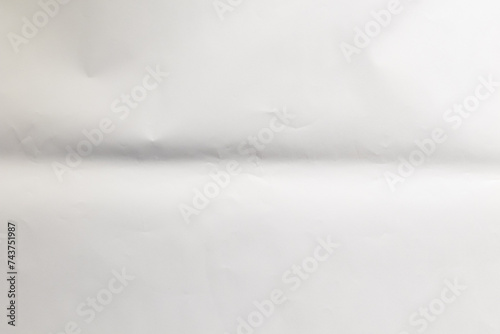 White Paper Texture background. Crumpled white paper abstract shape background