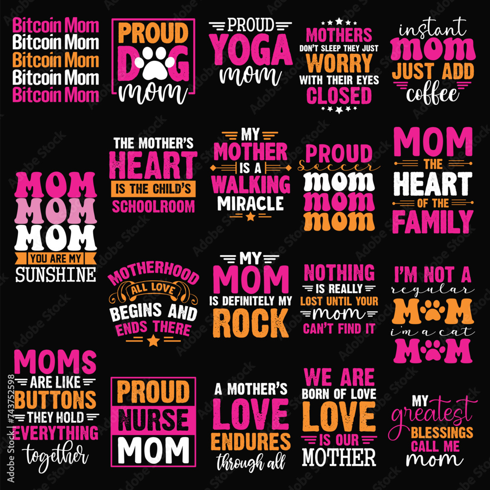 19 mother's day t-shirt design
