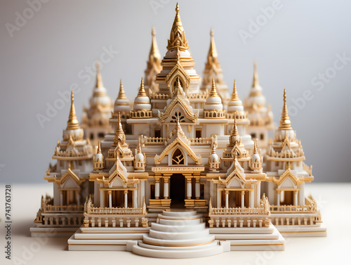 Miniature Indian Hindu Temple. Indian Architecture