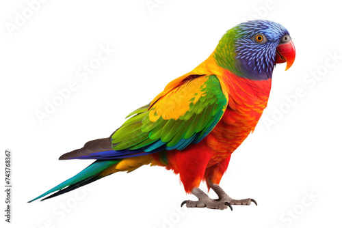 Graceful Bird Isolated on Transparent Background