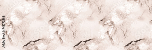 Beige Marble Pattern. White Tile Wall. Light Marble Background. Light Seamless Watercolor. White Water Color Repeat Stone. Beige Alcohol Ink Background. Beige White Splash. Vector Abstract Painting