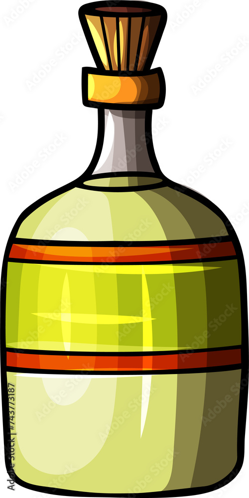 Alcohol bottle cartoon funny illustration Alcohol bottle cartoon funny illustration