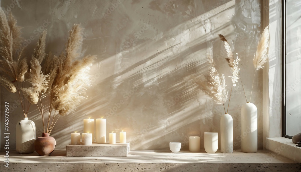 Obraz premium Studio Setup with Soft Lighting for Product Display, Create a studio setup with soft, diffused lighting to showcase products with clarity and depth, AI