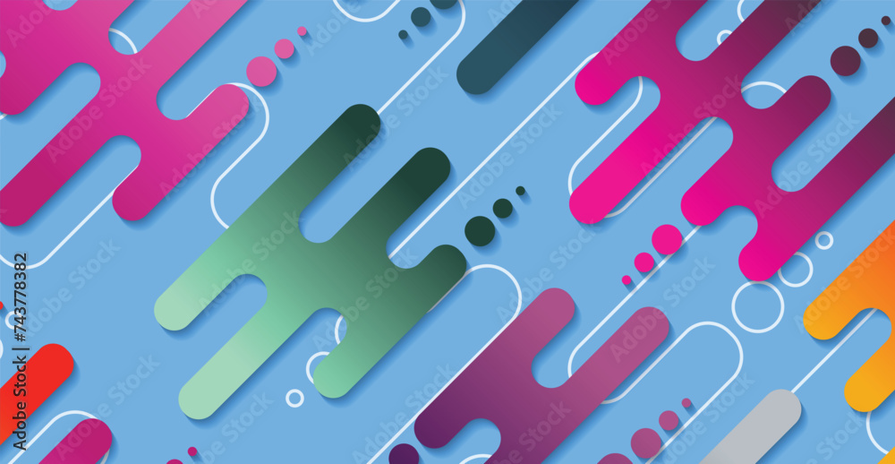 Abstract minimal geometric shape background with gradient Abstract minimal geometric shape background with gradient