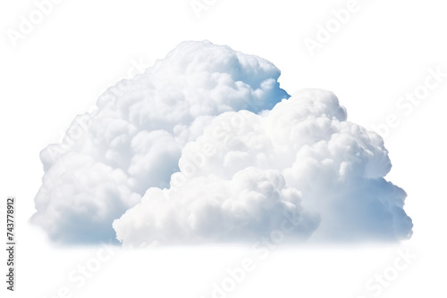 Stunning Cumulonimbus Clouds Shot Isolated on Transparent Background