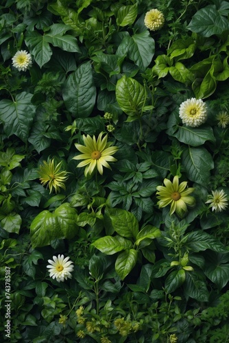 Green Wall Backgrounds & Frames