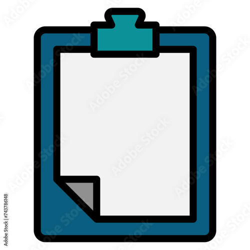 Clipboard Icon Element For Design