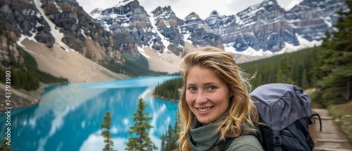 Canadian Rockies in Banff National Park: towering mountains and glacial lakes