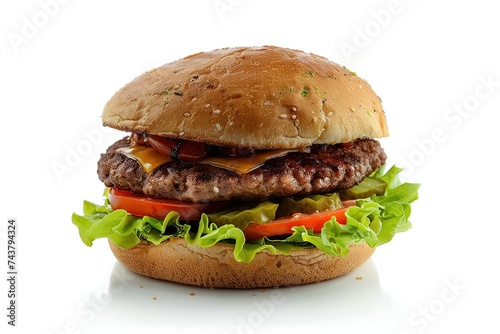 AI panino hamburger, pomodoro e lattuga 02