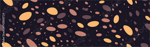 Pattern of colorful bubbles. Polka dot, circles hand drawn vector seamless pattern. Cute seamless print. Vector illustration. Seamless polka dot pattern. photo