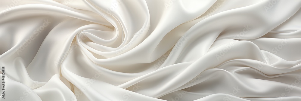 Intricate details of delicate white fabric, creating a dreamy and ethereal atmosphere with its soft folds and textures