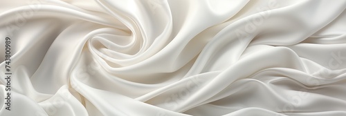 Intricate details of delicate white fabric, creating a dreamy and ethereal atmosphere with its soft folds and textures