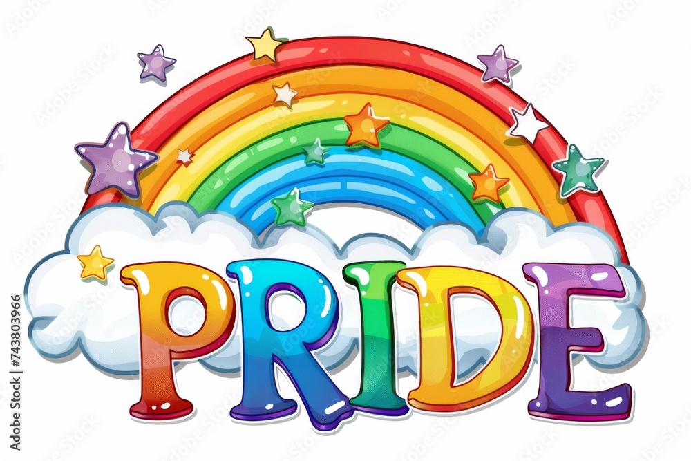 Fototapeta premium LGBTQ Pride coexistence. Rainbow quick silver colorful guilt diversity Flag. Gradient motley colored fascinating LGBT rights parade festival unalarmed diverse gender illustration