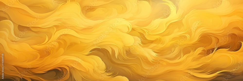 A vibrant painting of swirling yellow and brown flames dancing energetically, embodying the intense heat and power of a blazing fire A vibrant painting of swirling yellow and brown flames dancing energetically, embodying the intense heat and power of a blazing fire
